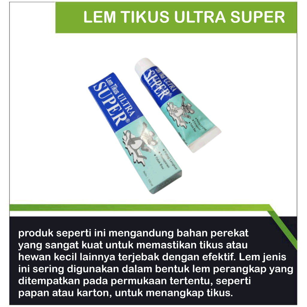 LEM TIKUS ULTRA SUPER/PERANGKAP TIKUS/LEM PERANGKAP/LEM PEREKAT TIKUS