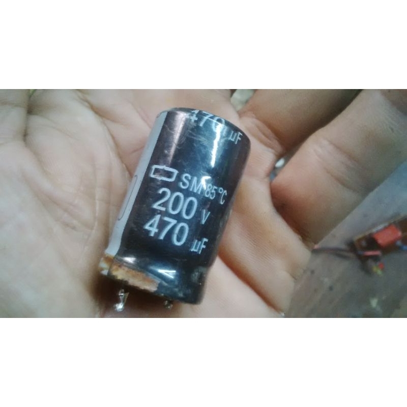 Elco 470uf/200v original cabutan