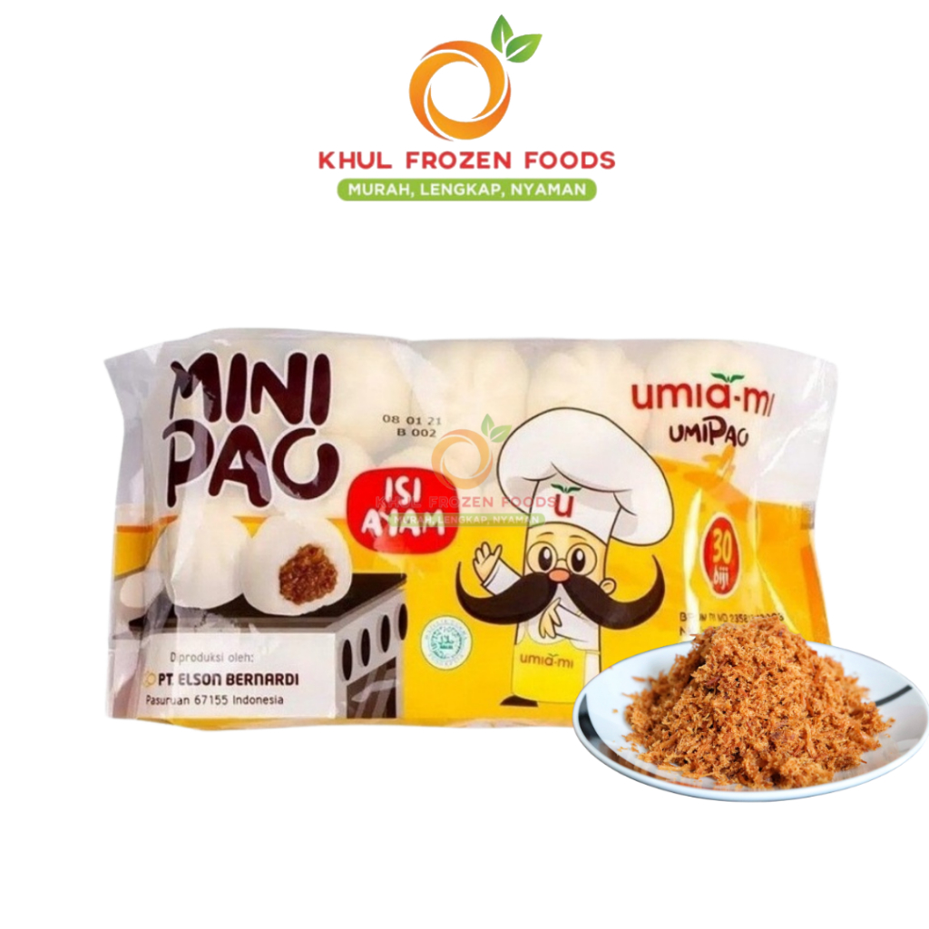 

Mini pou ayam Isi 30 480Gr/ Bakpau mini/ Roti isi ayam/ umiami