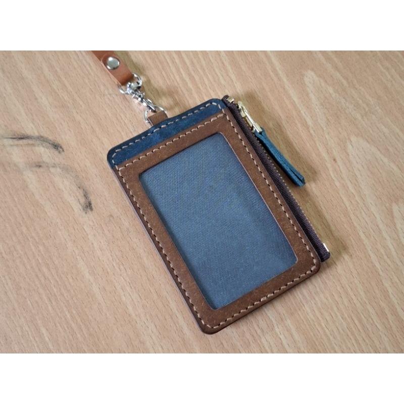 

Custom Made Nametag Lanyard Pueblo Italian Leather