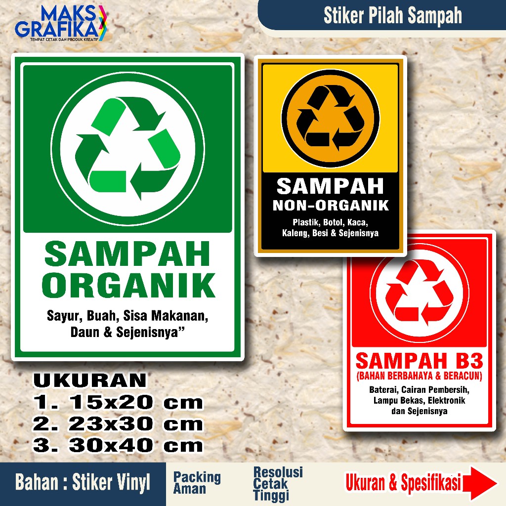 

STIKER SAMPAH | STIKER SAMPAH ORGANIK