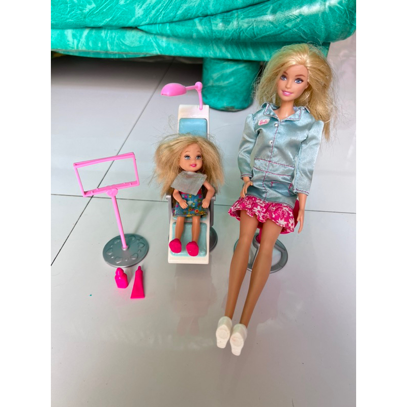 [PRELOVED] BARBIE DENTIST ORIGINAL BONEKA BARBIE DOKTER GIGI MAINAN ANAK MAINAN EDUKASI
