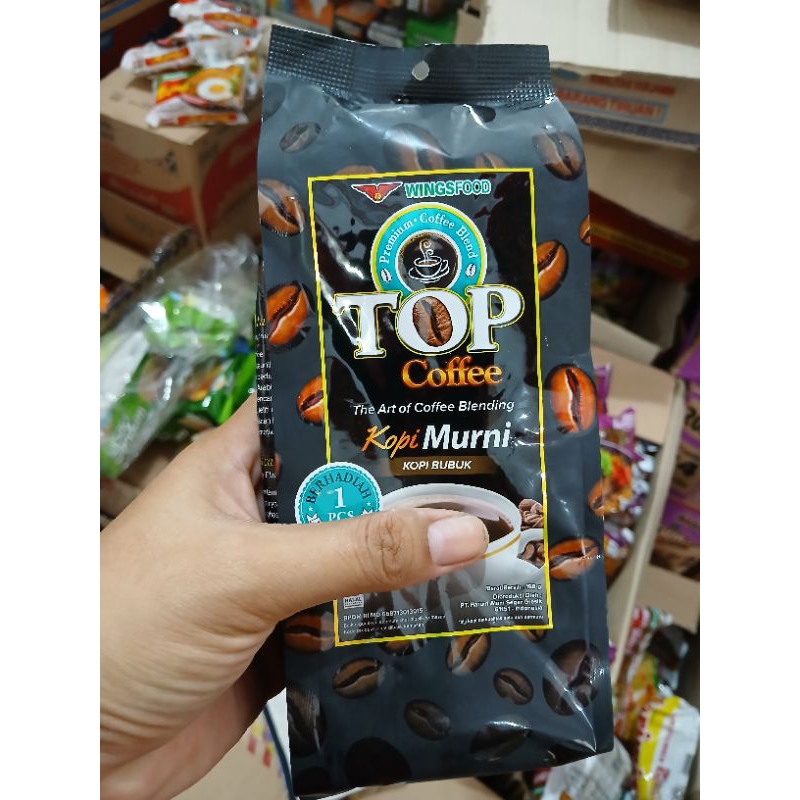 

[158 GR FREE GELAS CANTIK] KOPI MURNI TOP COFFEE