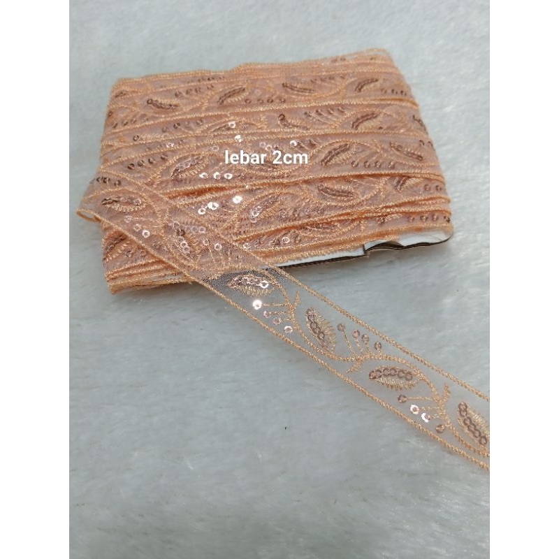 RENDA INDIA 2CM PER 90CM