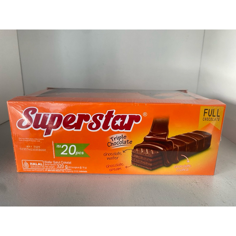 

Superstar Wafer Full Triple Chocolate 20x16g (pack)