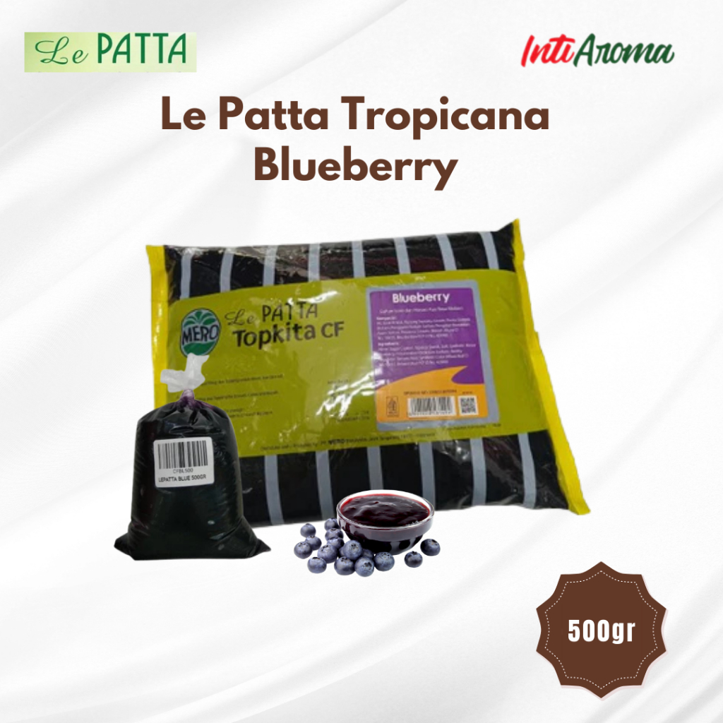 

Selai lepatta tropicana blueberry kemasan repack 500gr