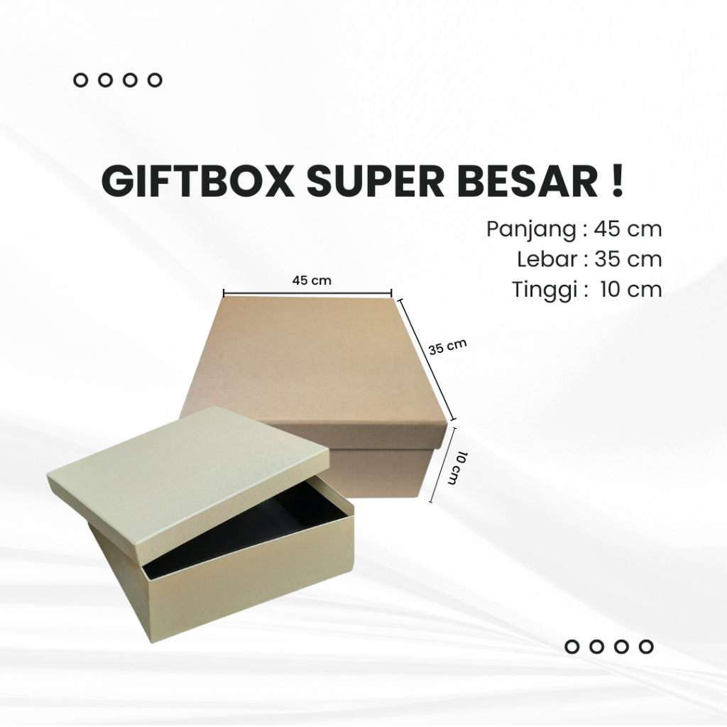 

GIFT BOX - HARD BOX Hamper Ukuran 45 x 35 x 10 CM