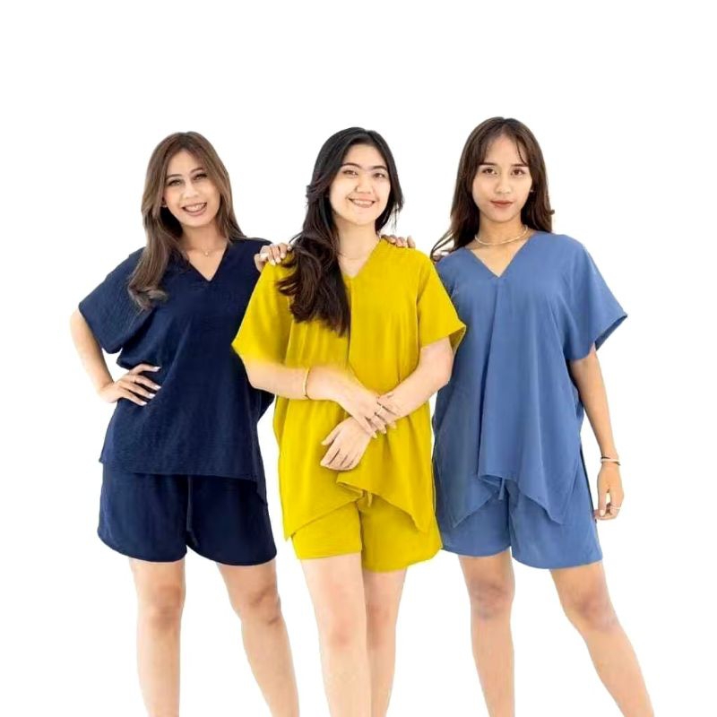 One set Andin pendek polos