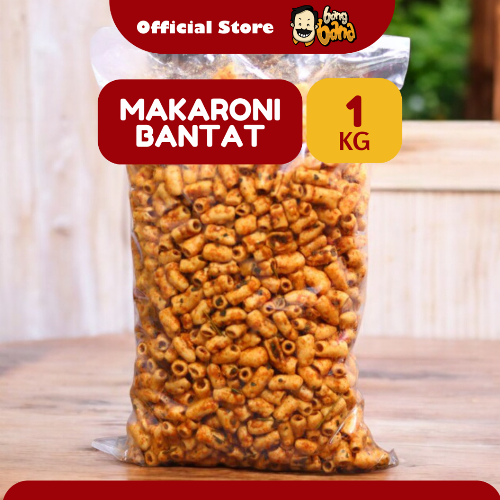 

Makaroni Bantet Pedas Asin Cikruh Kemasan 1 KG