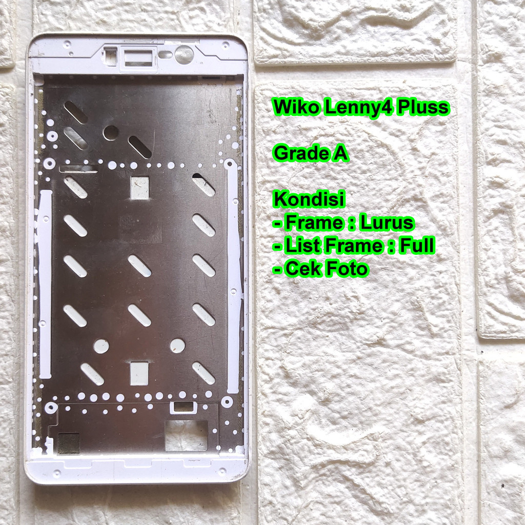 Wiko Lenny 4 Plus Frame Tulang Tengah / Tatakan LCD Copotan