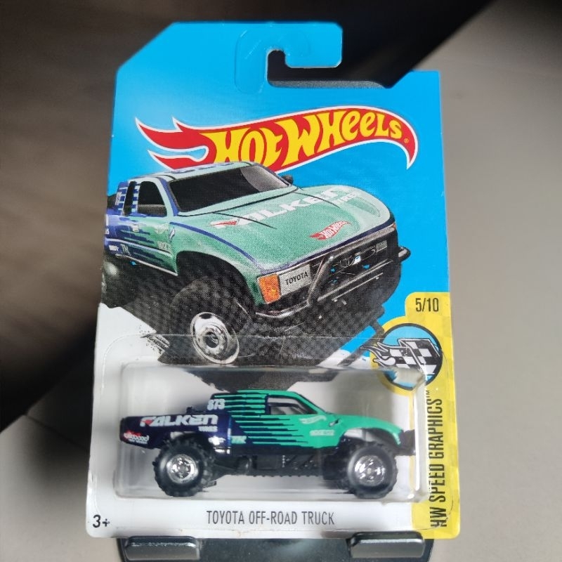 Hot Wheels Super Treasure Hunt Toyota Off-Road Truck Falken 'Factory Error (Super Rare)