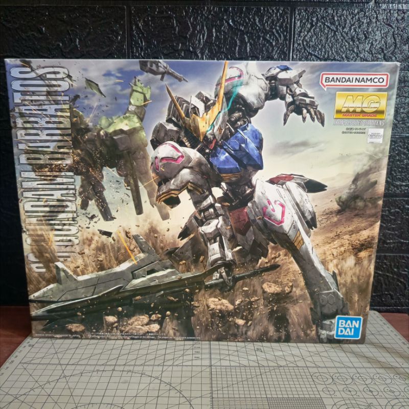 BOX KEMASAN MG 1/100 MASTER GRADE GUNDAM BARBATOS BOX ART