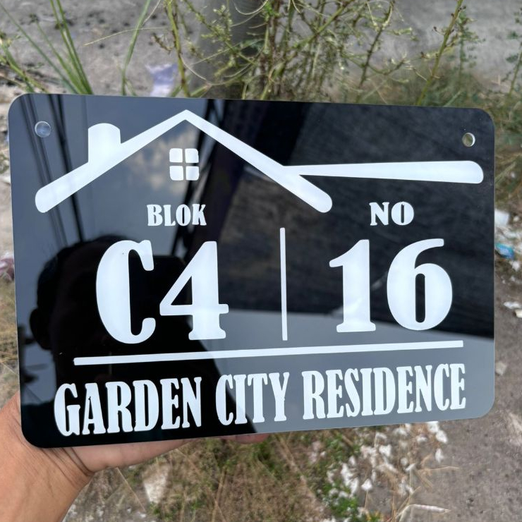 CUSTOM PAPAN NOMOR RUMAH AKRILIK / ACRYLIC / PAPAN NOMER RUMAH MINIMALIS ESTETIK VINTAGE RETRO AESTH