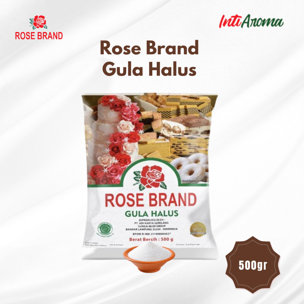 

Rosebrand gula halus kemasan 500gr