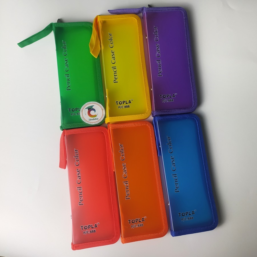 

Kotak Pensil Pencil Case TOPLA Zipper 888 - Biru