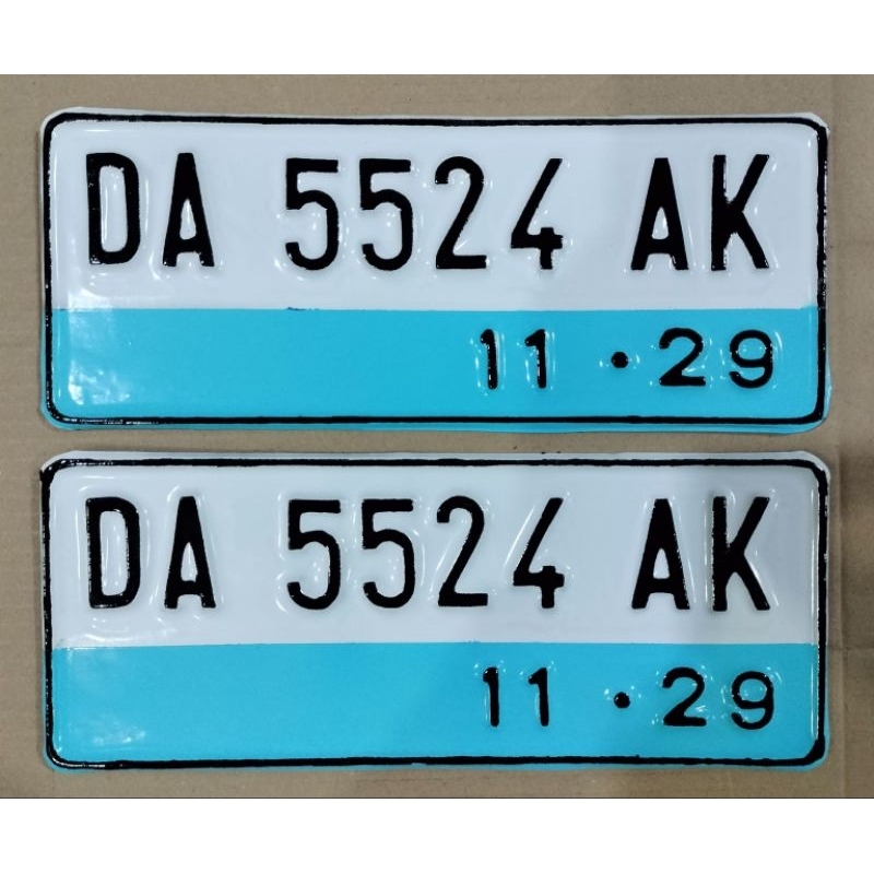 PLAT SEPEDA MOTOR LISTRIK