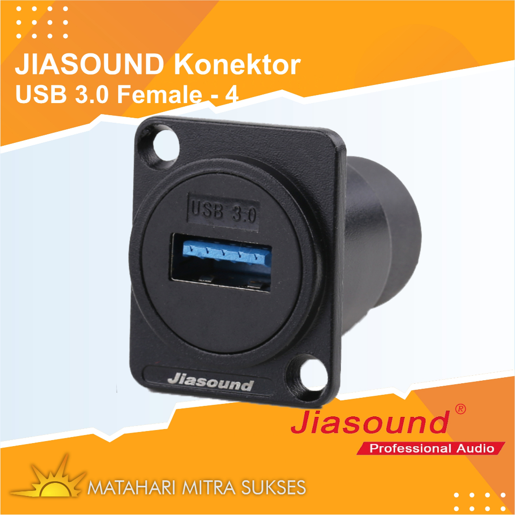 JIASOUND Panel Socket Konektor USB 3.0 Female