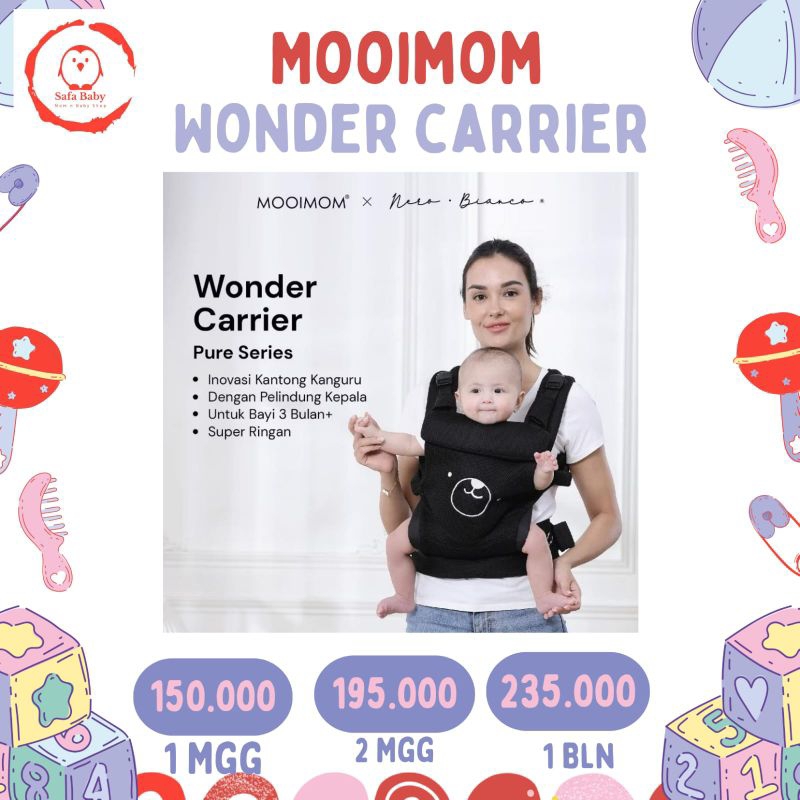 Sewa Gendongan Mooimom Wonder Carrier