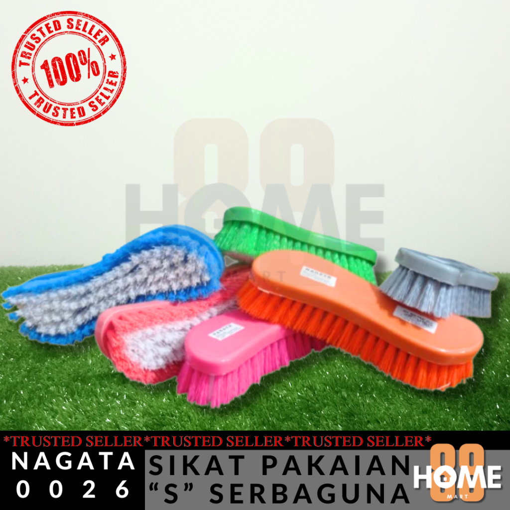 NAGATA 0026 SIKAT BAJU - SIKAT CUCI BAJU / SIKAT KAMAR MANDI / SIKAT GAGANG PLASTIK / SIKAT BAJU SER