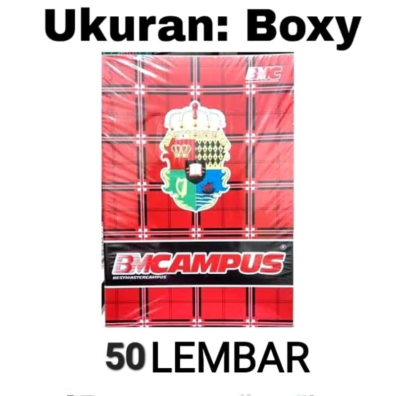 

ECER Buku tulis maxi kampus boxy 50 lembar