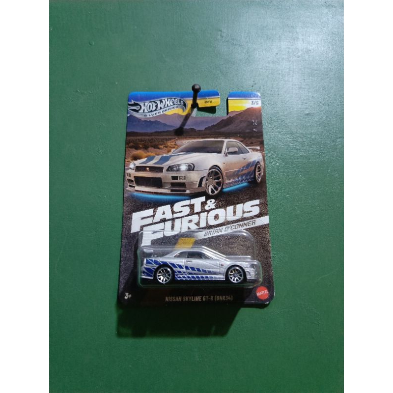 Hotwheels Nissan R34 FnF Brian