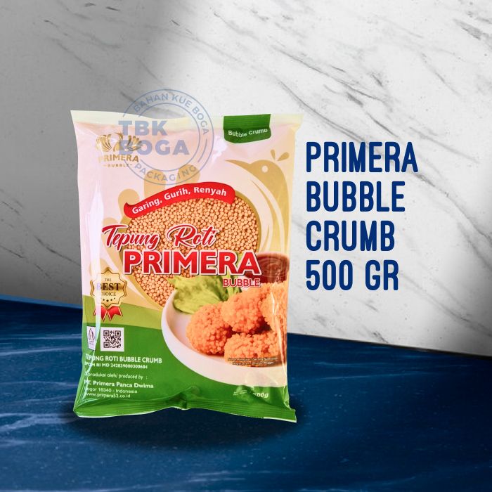 

Primera Bubble Crumb ( 500 gr ) Tepung Roti Crispy Nugget Krispi Crumble