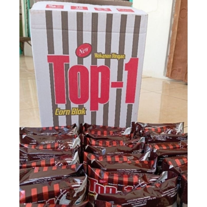 

Snack ciki Berhadiah Top-1 1Dus isi 60pcs