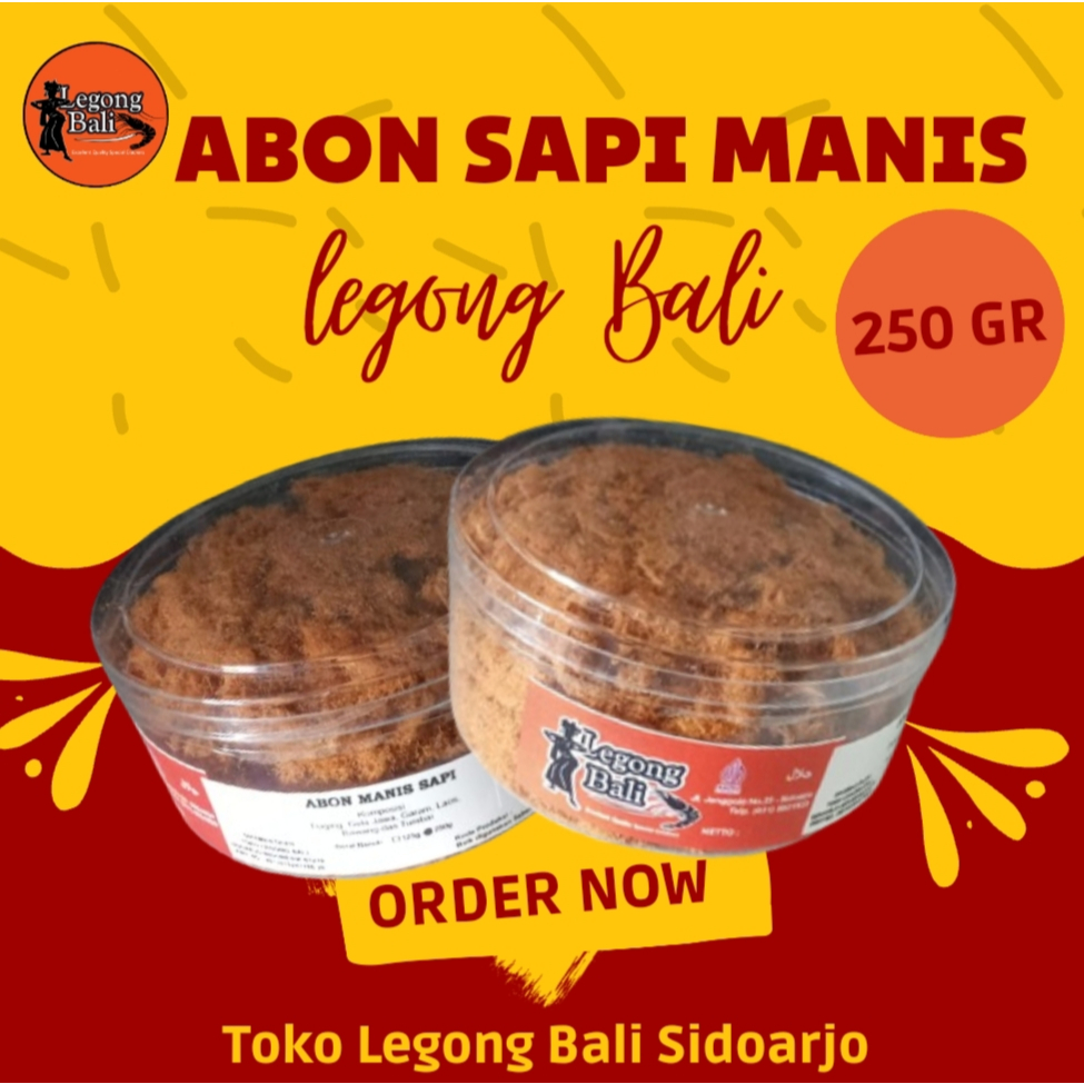 

Legong Bali Abon Sapi Manis 250 gr