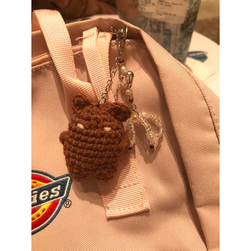 teddy bear bag charm