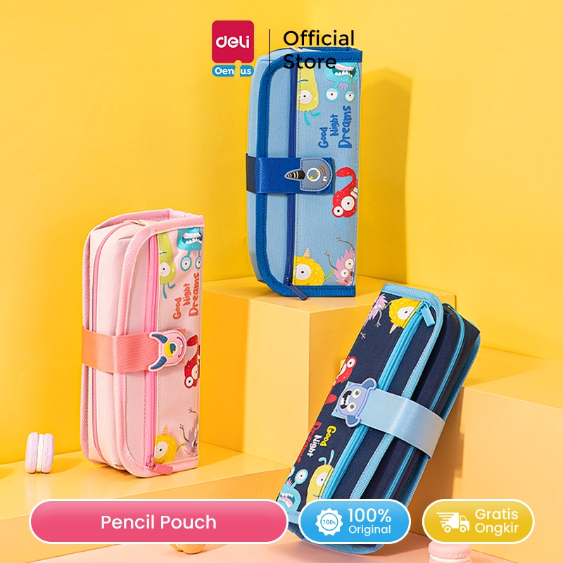 

Deli Tempat Pensil / Pencil Pouch Tema Monster Lucu 67099