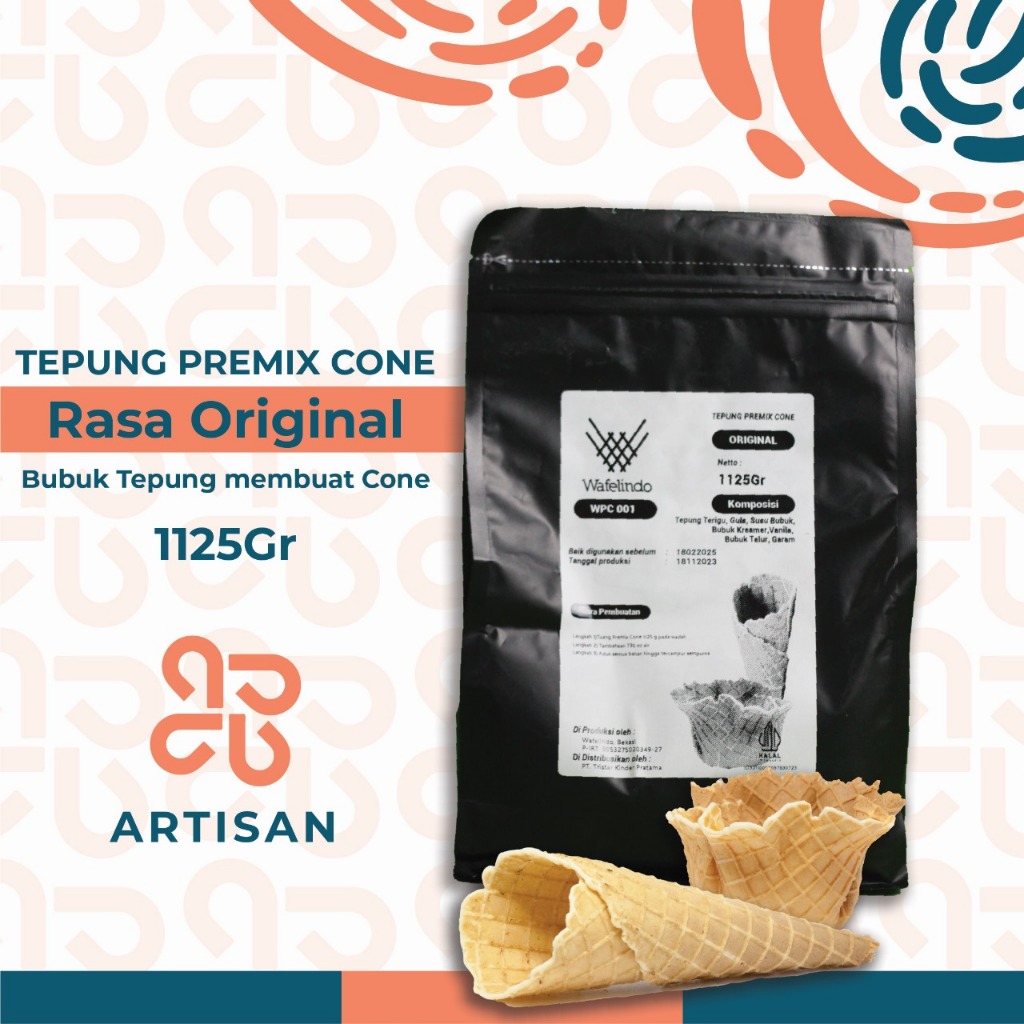 

Artisan - Cone Premix Tepung Instan Rasa Original 1125gr