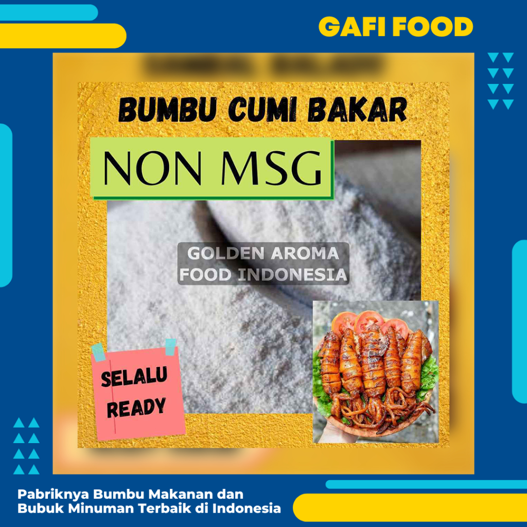 

BUMBU TABUR CUMI BAKAR 1 KG FOOD GRADE NON MSG 1Kg Bubuk Bumbu Usaha Kentang Goreng Cimol Keripik