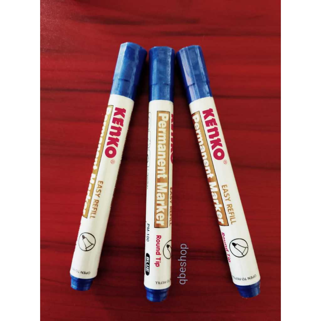 

Spidol Permanen Kenko PM-100 - Biru/ pcs (satuan)