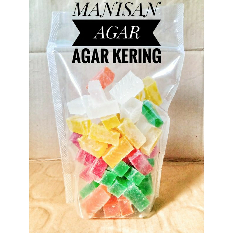 

[ 100 Gram ] MANISAN AGAR AGAR KERING MANIS DAN LEGIT