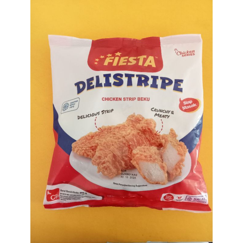 

CHICKEN DELISTRIPE FIESTA 400GR