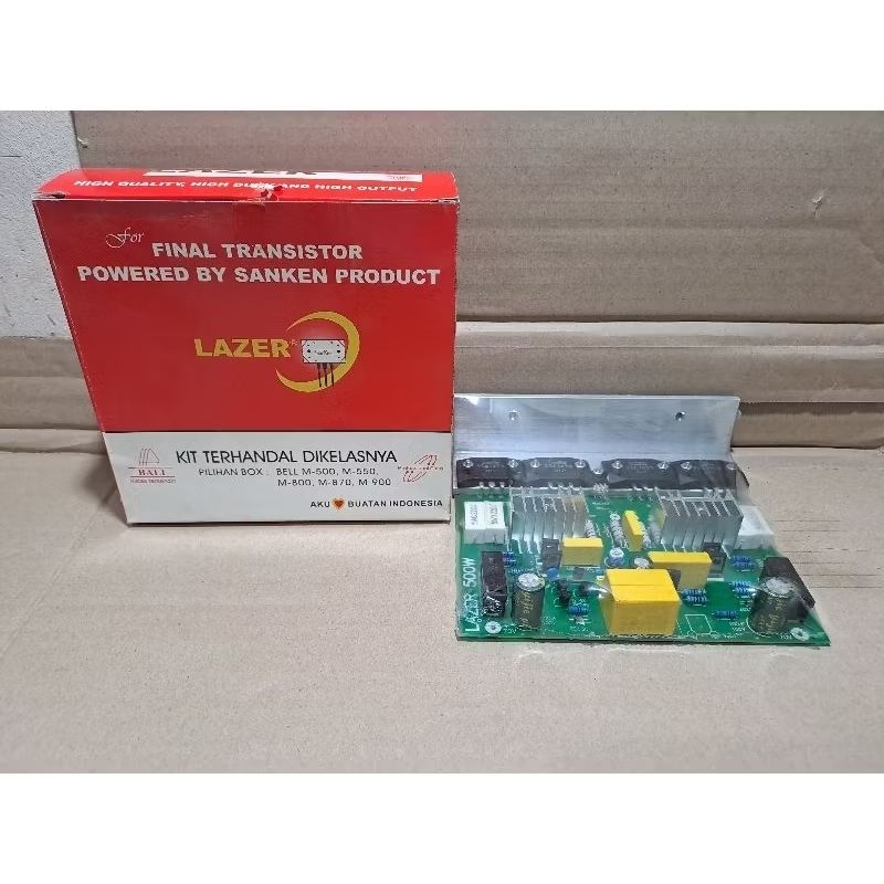 Kit Power Amplifier Mono Lazer 500 Watt .