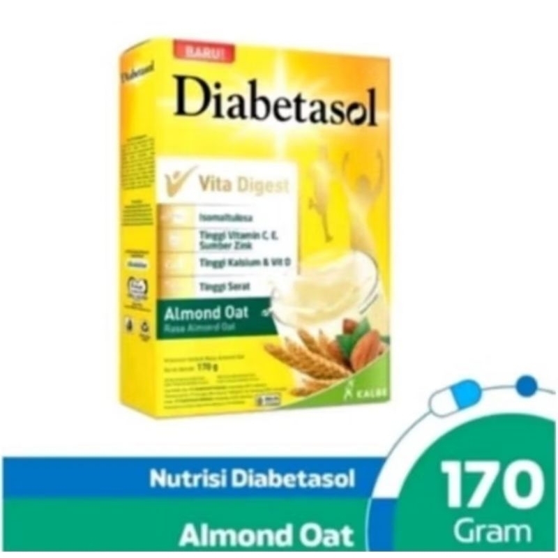 

DIABETASOL CAPPUCINO DAN ALMOND SOYA 170GR
