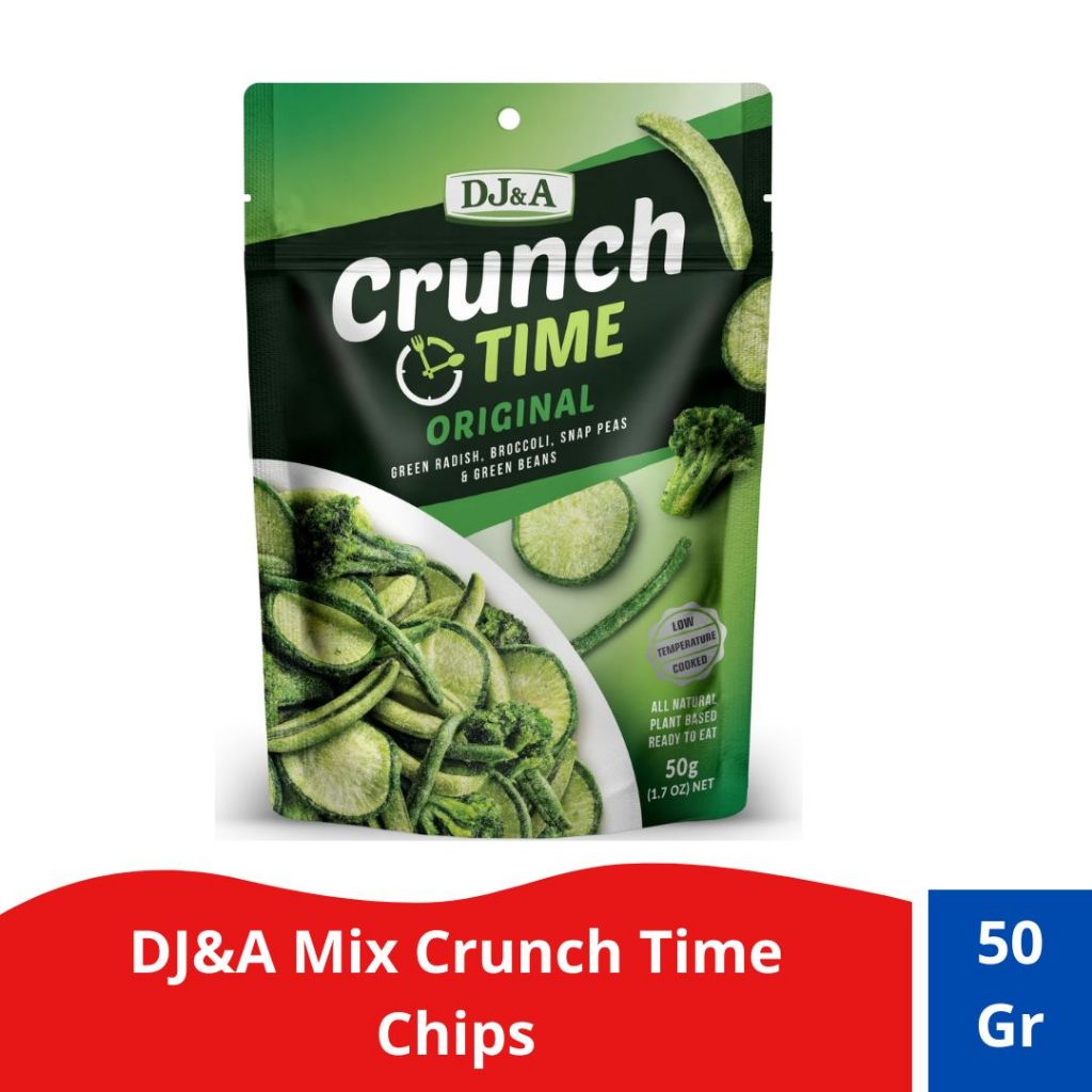 

DJ&A Crunch Time - camilan sayuran - Australia 50gr