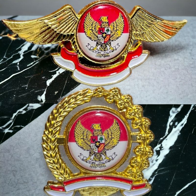 pin kewenangan emas peniti garuda