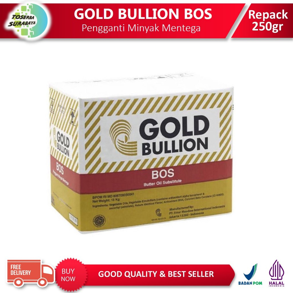 

Gold Bullion BOS 250gr (Butter Oil Subtitue) BEST PRICE