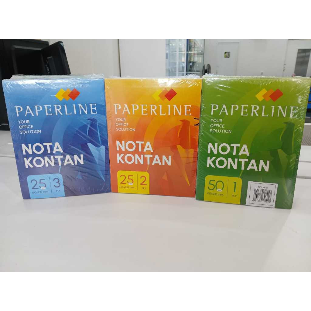 

NOTA KONTAN TULIS BESAR PAPERLINE 1 / 2 / 3 PLY