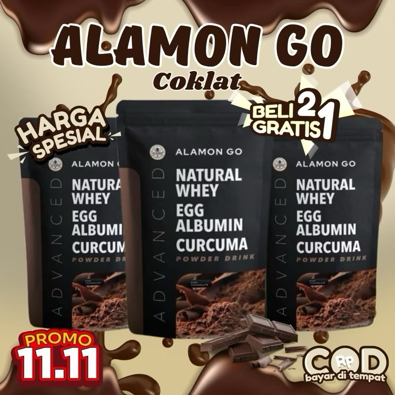 

Bundling Isi 3 Alamon Go Susu Penambah Nafsu Makan dan Penambah Berat Badan dan Massa Otot.