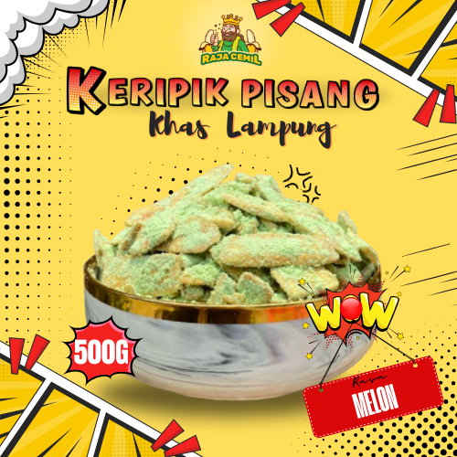 

wiw 500gram Keripik Pisang Kepok Aneka Rasa Keripik Pisang Coklat Rajacemil Khas Lampung