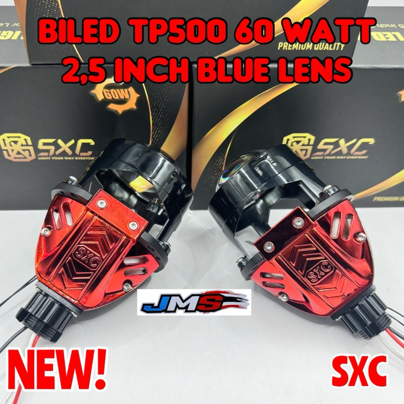 LAMPU UTAMA PROJECTOR  BILED SXC TP500 2,5 INCHI 60 WATT BLUELENS BILED SXC PREMIUM QUALITY FREE DEV
