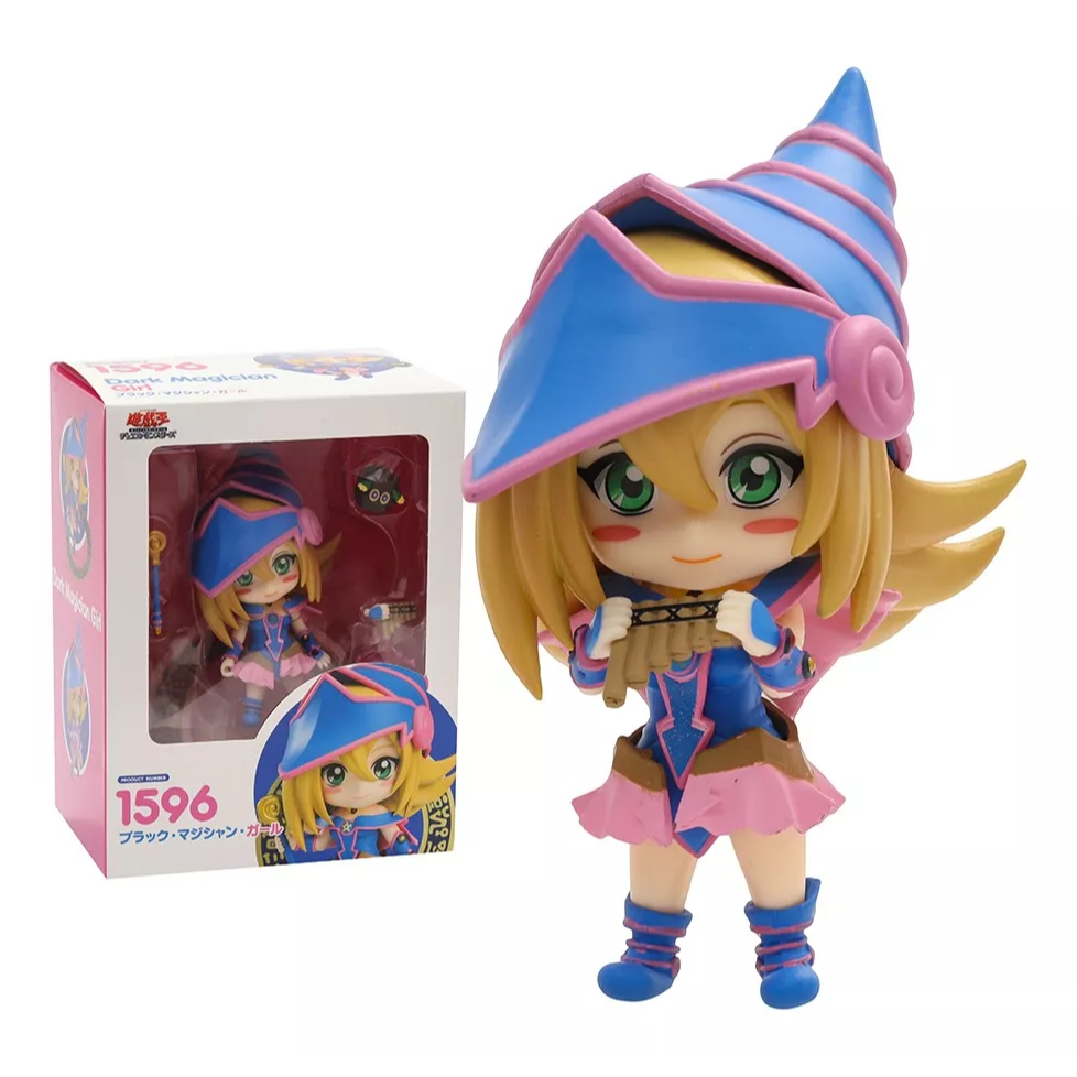 Boluner Nendoroid Dark Magician Girl 1596 Nendo Yu gi oh Anime PVC Figure Toy