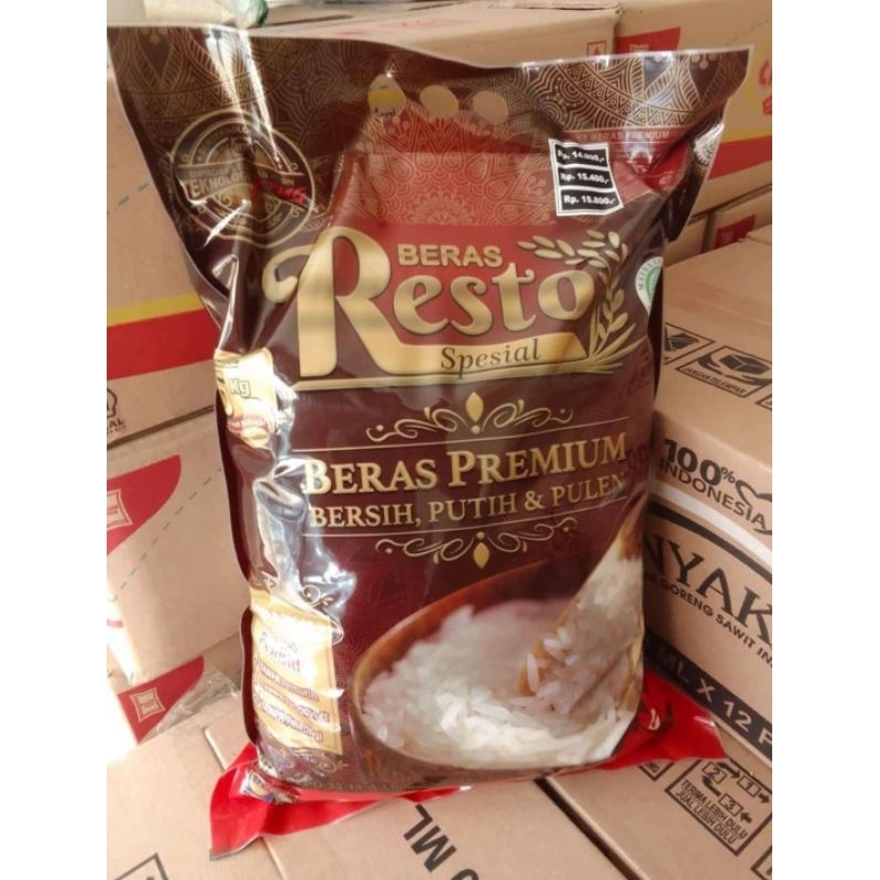 

Beras Resto premium Spesial 5kg