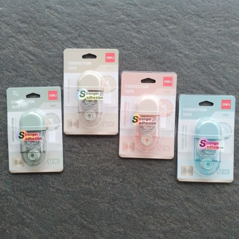 

TIPE-X Kertas Correction Tape Deli H-351 8 Meter ( Pcs ) [ Original ]