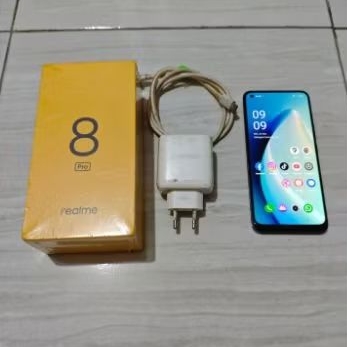 REALME 8 PRO 8GB 128GB Second Hp Handphone Murah Bekas