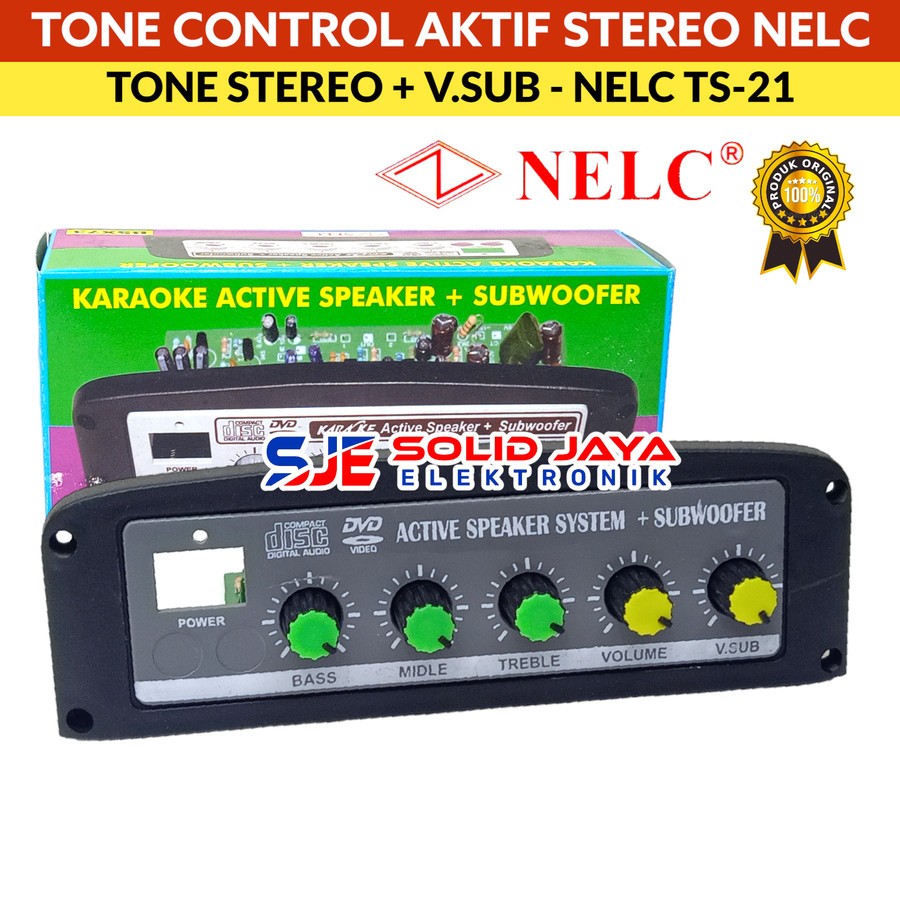 KIT TONE CONTROL AKTIF BSX73 STEREO PLUS ECHO MIC MIK KARAOKE MIXING PLUS PANEL NELC BSX0-73 BSX 73 