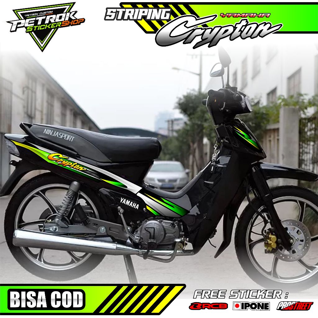 STRIPING VARIASI YAMAHA CRYPTON / STICKER LIST MOTOR YAMAHA CRYPTON